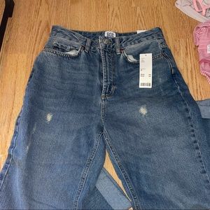 High waisted mom jeans